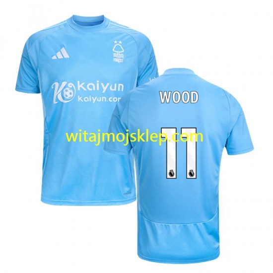Koszulka Nottingham Forest Chris Wood 11 Męska Trzeci Strój 2024-2025 Krótkie Rękawy