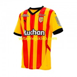 Koszulka RC Lens Męska Stroje Domowe 2024-2025 Krótkie Rękawy
