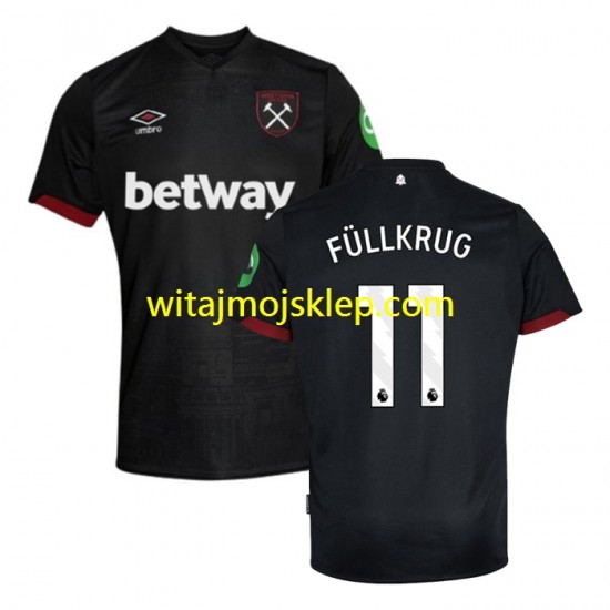 Koszulka West Ham United FULLKRUG 11 Męska Stroje Wyjazdowe 2024-2025 Krótkie Rękawy