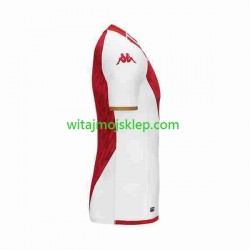 Koszulka AS Monaco Męska Stroje Domowe 2023-2024 Krótkie Rękawy