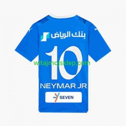 Koszulka Al Hilal Neymar JR 10 Męska Stroje Domowe 2023-2024 Krótkie Rękawy