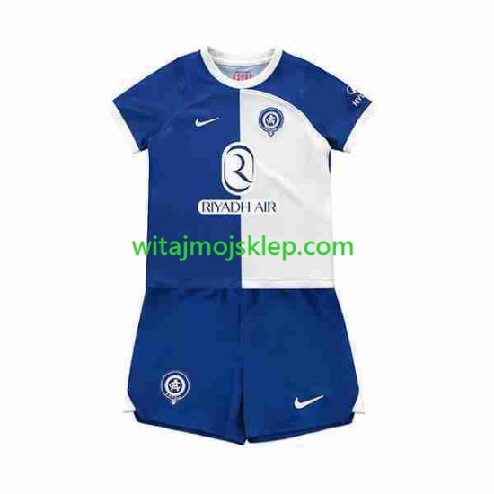 Koszulka Atlético Madryt 2 Dziecięca Stroje Wyjazdowe 2023-2024 Krótkie Rękawy