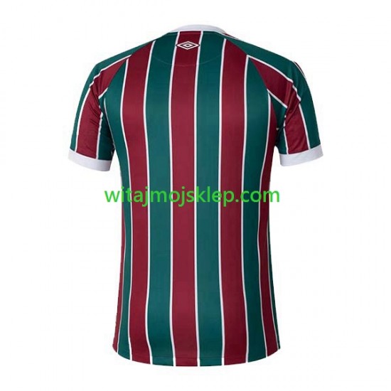 Koszulka Fluminense Męska Stroje Domowe 2023-2024 Krótkie Rękawy
