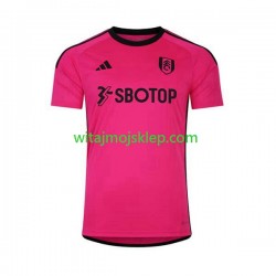 Koszulka Fulham Męska Stroje Wyjazdowe 2023-2024 Krótkie Rękawy