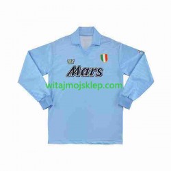 Koszulka Napoli 1990 1991 Retro Męska Stroje Domowe Długie Rękawy
