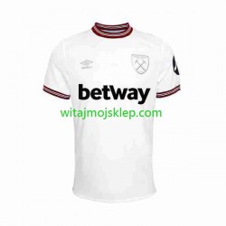 Koszulka West Ham United Męska Stroje Wyjazdowe 2023-2024 Krótkie Rękawy