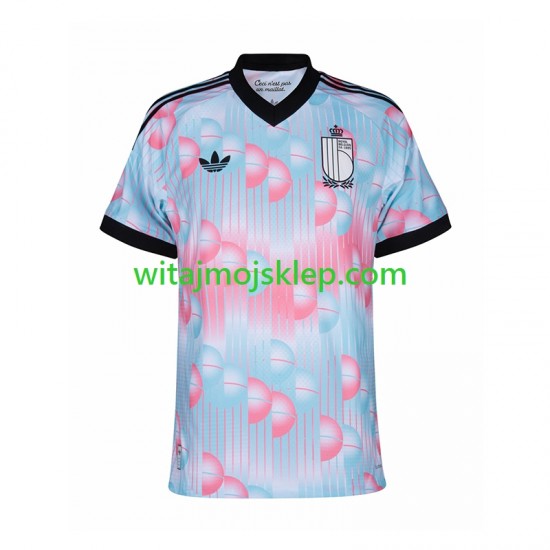 Koszulka Reprezentacja Belgii Męska Stroje Wyjazdowe World Cup 2026 Krótkie Rękawy