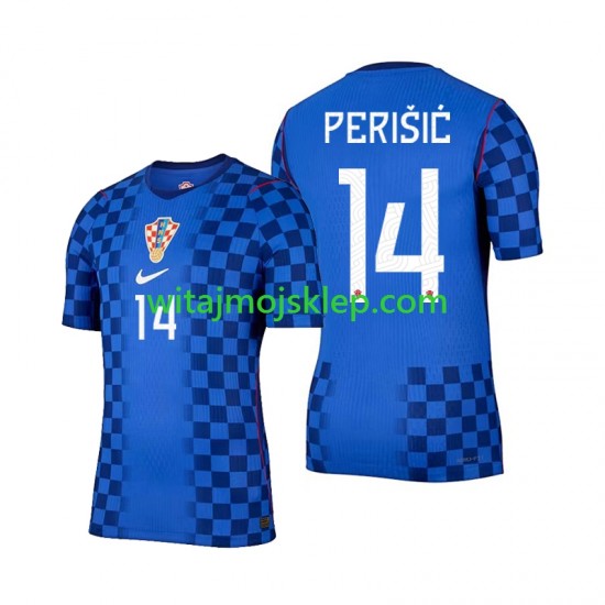 Koszulka Reprezentacja Chorwacji Ivan Perisic 14 Męska Stroje Wyjazdowe World Cup 2026 Krótkie Rękawy