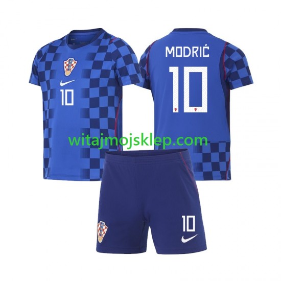Koszulka Reprezentacja Chorwacji Modrić Luka 10 Dziecięca Stroje Wyjazdowe World Cup 2026 Krótkie Rękawy