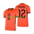 Koszulka Reprezentacja Holandii Jeremie Frimpong 12 Męska Stroje Domowe World Cup 2026 Krótkie Rękawy