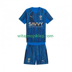 Koszulka Al Hilal CWC Dziecięca Stroje Domowe 2025-2026 Krótkie Rękawy