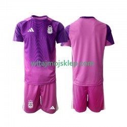 Koszulka Reprezentacja Argentyny Bramkarskie Dziecięca Stroje Domowe 2025 Krótkie Rękawy