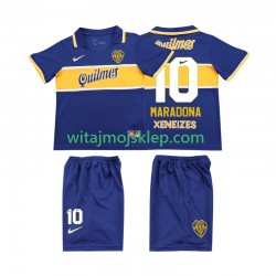 Koszulka CA Boca Juniors MARADONA 10 1996 1997 Retro Dziecięca Stroje Domowe Krótkie Rękawy
