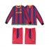 Koszulka FC Barcelona Retro Dziecięca Stroje Domowe 2011 2010 Długie Rękawy