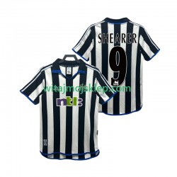 Koszulka Newcastle United SHEARER 9 2000 2001 Retro Męska Stroje Domowe Krótkie Rękawy