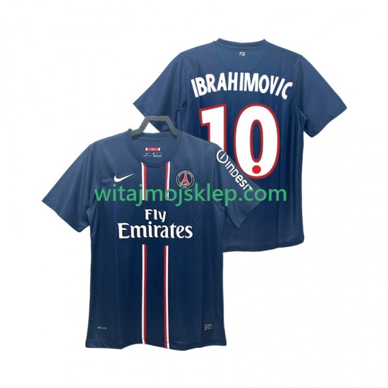 Koszulka Paris Saint-Germain Ibrahimović 10 2012 2013 Retro Męska Stroje Domowe Krótkie Rękawy