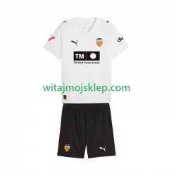 Koszulka Valencia CF Dziecięca Stroje Domowe 2025-2026 Krótkie Rękawy