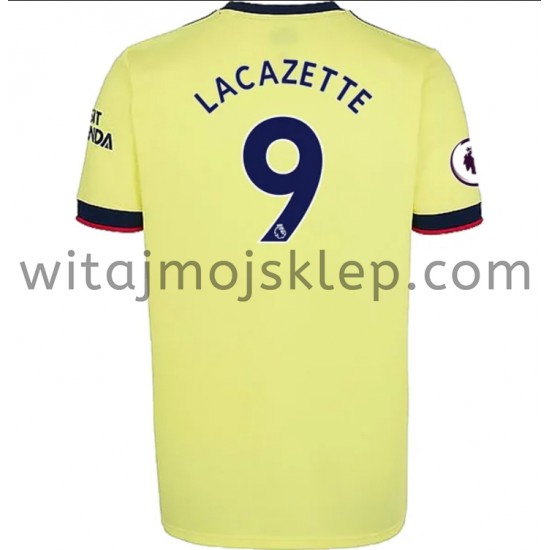 Koszulka Arsenal Alexandre Lacazette 9 Stroje Wyjazdowe 2021-2022 Krótkie Rękawy