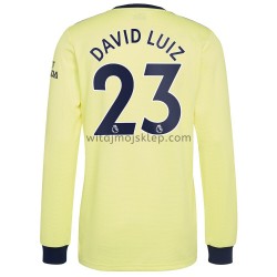Koszulka Arsenal David Luiz 23 Stroje Wyjazdowe 2021-2022 Długie Rękawy