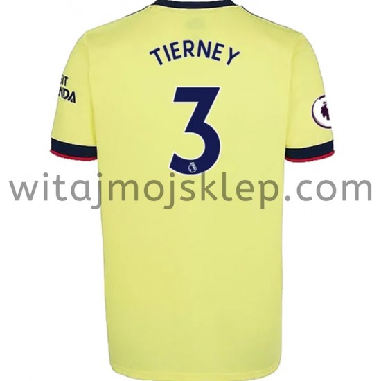 Koszulka Arsenal Kieran Tierney 3 Stroje Wyjazdowe 2021-2022 Krótkie Rękawy