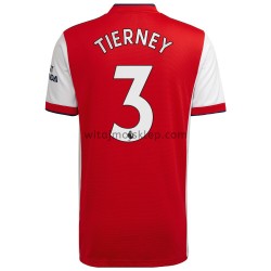 Koszulka Arsenal Kieran Tierney 3 Stroje Domowe 2021-2022 Krótkie Rękawy