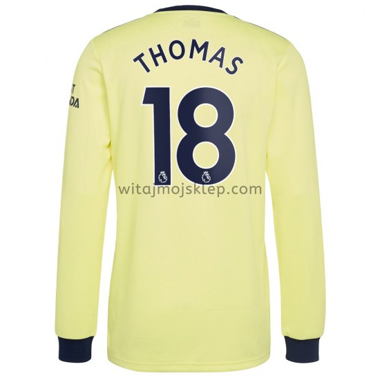 Koszulka Arsenal Thomas Partey 18 Stroje Wyjazdowe 2021-2022 Długie Rękawy