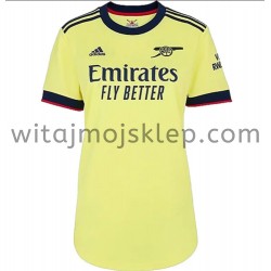 Koszulka Arsenal Damska Stroje Wyjazdowe 2021-2022 Krótkie Rękawy