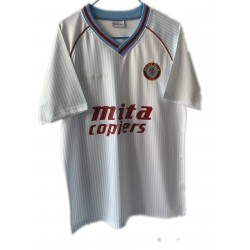 Koszulka Aston Villa Retro Stroje Wyjazdowe 1988 Krótkie Rękawy