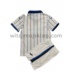 Koszulka Atalanta Dziecięca Stroje Wyjazdowe 2021-2022 Krótkie Rękawy