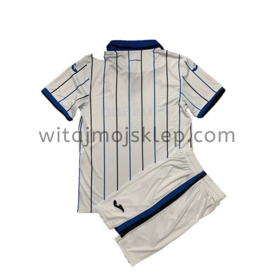 Koszulka Atalanta Dziecięca Stroje Wyjazdowe 2021-2022 Krótkie Rękawy