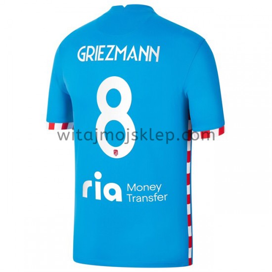 Koszulka Atlético Madryt Antoine Griezmann 8 Trzeci Strój 2021-2022 Krótkie Rękawy