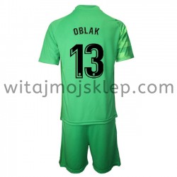 Koszulka Atlético Madryt Bramkarskie Jan Oblak 13 Dziecięca Trzeci Strój 2021-2022 Krótkie Rękawy