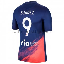 Koszulka Atlético Madryt Luis Suárez 9 Stroje Wyjazdowe 2021-2022 Krótkie Rękawy