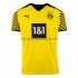 Koszulka Borussia Dortmund Stroje Domowe 2021-2022 Krótkie Rękawy
