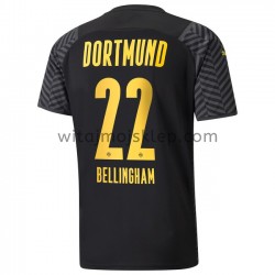 Koszulka Borussia Dortmund Jude Bellingham 22 Stroje Wyjazdowe 2021-2022 Krótkie Rękawy