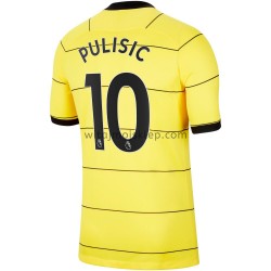 Koszulka Chelsea Christian Pulisic 10 Stroje Wyjazdowe 2021-2022 Krótkie Rękawy