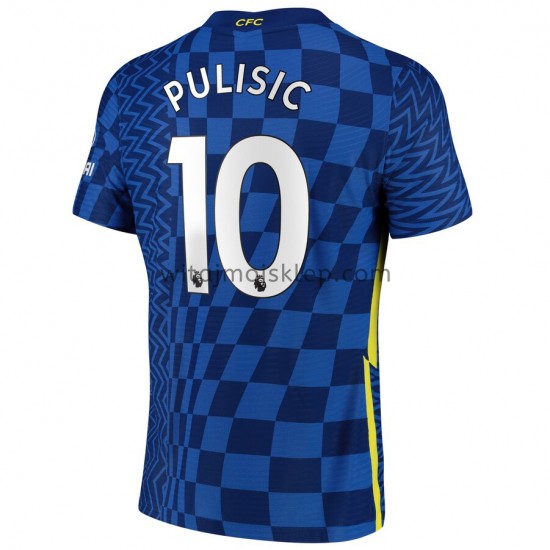 Koszulka Chelsea Christian Pulisic 10 Stroje Domowe 2021-2022 Krótkie Rękawy