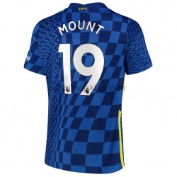Koszulka Chelsea Mason Mount 19 Stroje Domowe 2021-2022 Krótkie Rękawy