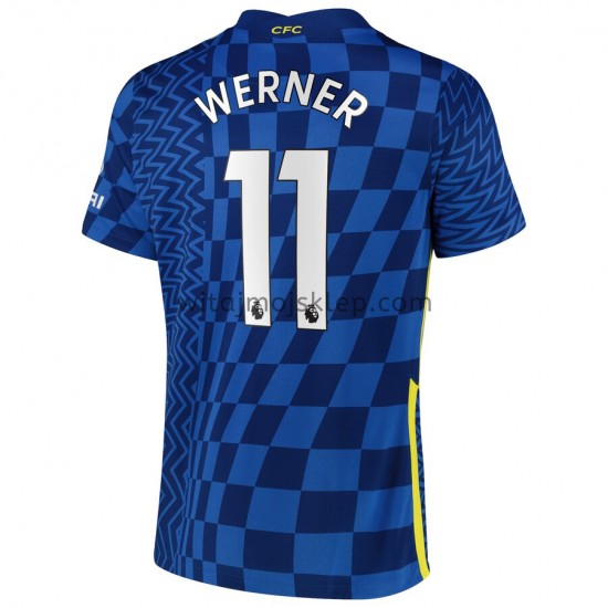 Koszulka Chelsea Timo Werner 11 Stroje Domowe 2021-2022 Krótkie Rękawy