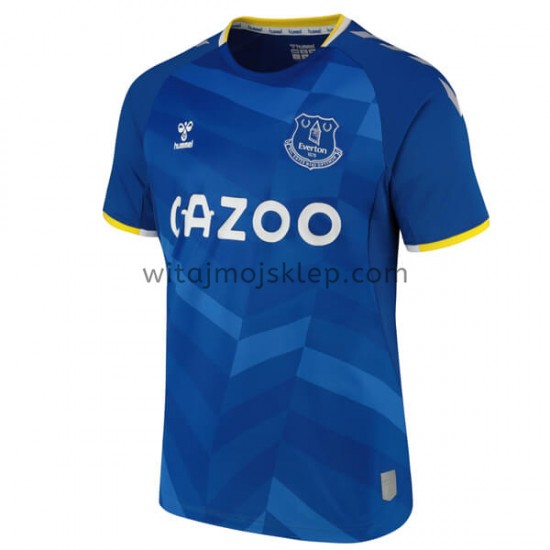 Koszulka Everton Stroje Domowe 2021-2022 Krótkie Rękawy