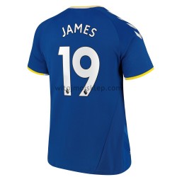 Koszulka Everton James Rodriguez 19 Stroje Domowe 2021-2022 Krótkie Rękawy