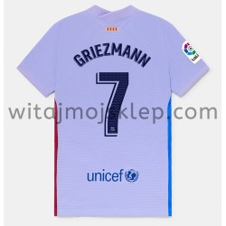 Koszulka FC Barcelona Antoine Griezmann 7 Stroje Wyjazdowe 2021-2022 Krótkie Rękawy