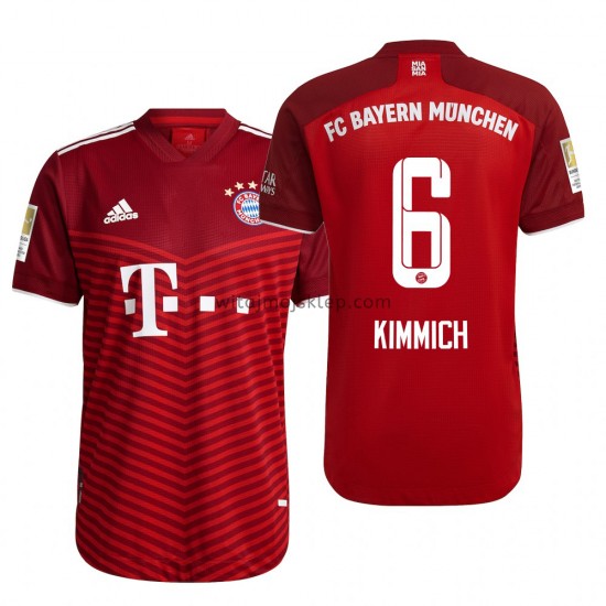 Koszulka Bayern Monachium Joshua Kimmich 6 Stroje Domowe 2021-2022 Krótkie Rękawy