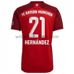 Koszulka Bayern Monachium Lucas Hernandez 21 Stroje Domowe 2021-2022 Krótkie Rękawy