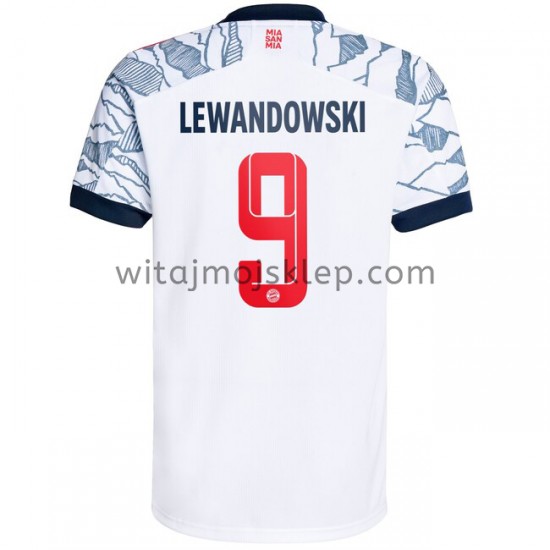 Koszulka Bayern Monachium Robert Lewandowski 9 Trzeci Strój 2021-2022 Krótkie Rękawy