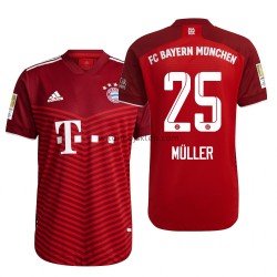 Koszulka Bayern Monachium Thomas Muller 25 Stroje Domowe 2021-2022 Krótkie Rękawy