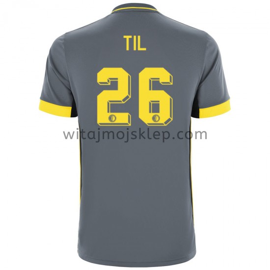 Koszulka Feyenoord Rotterdam Guus Til 26 Stroje Wyjazdowe 2021-2022 Krótkie Rękawy