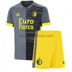 Koszulka Feyenoord Rotterdam Dziecięca Stroje Wyjazdowe 2021-2022 Krótkie Rękawy