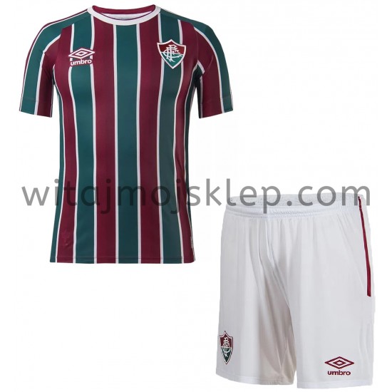 Koszulka Fluminense Dziecięca Stroje Domowe 2021-2022 Krótkie Rękawy