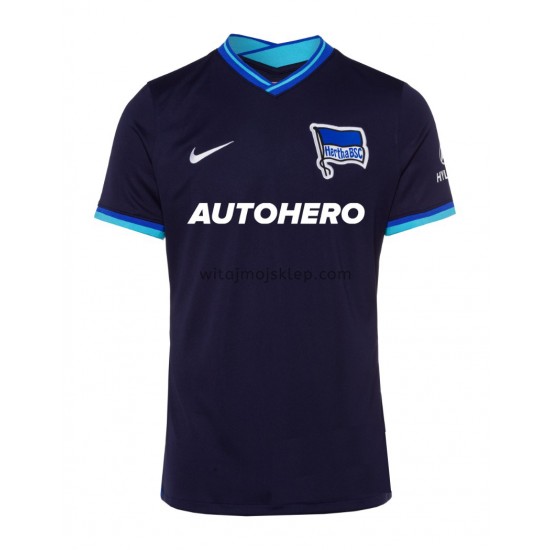 Koszulka Hertha BSC Stroje Wyjazdowe 2021-2022 Krótkie Rękawy
